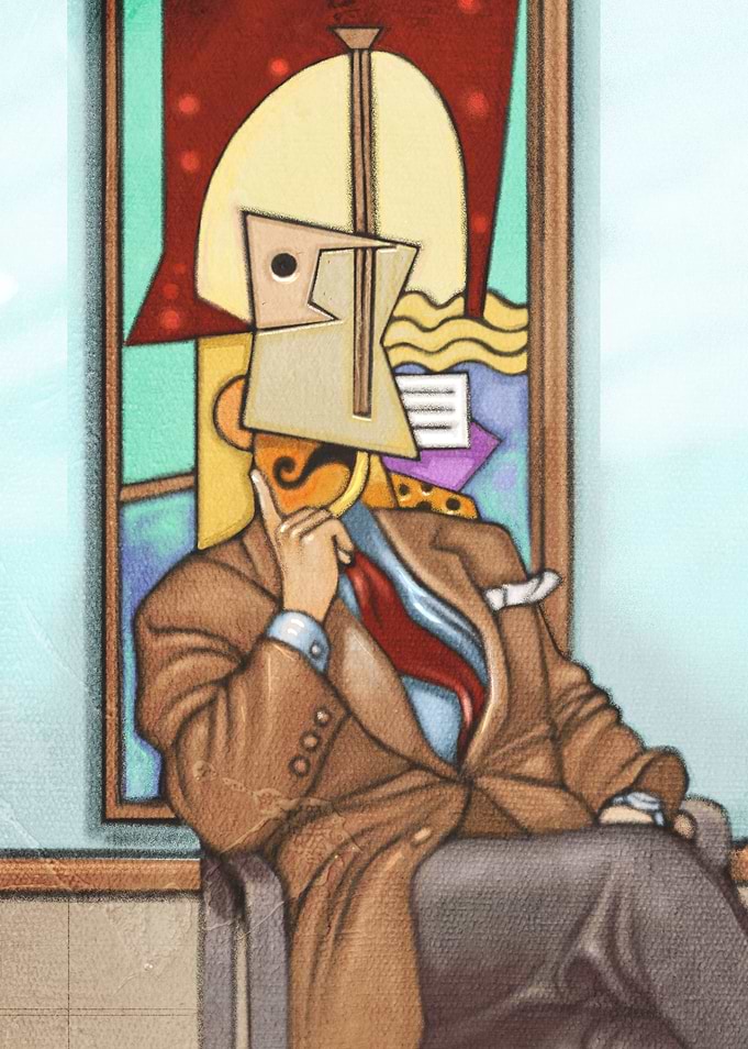 Important man portrait