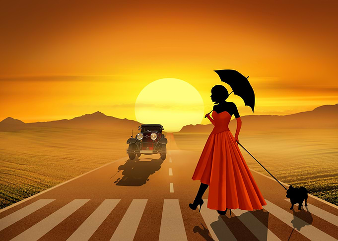 Lady in Red
