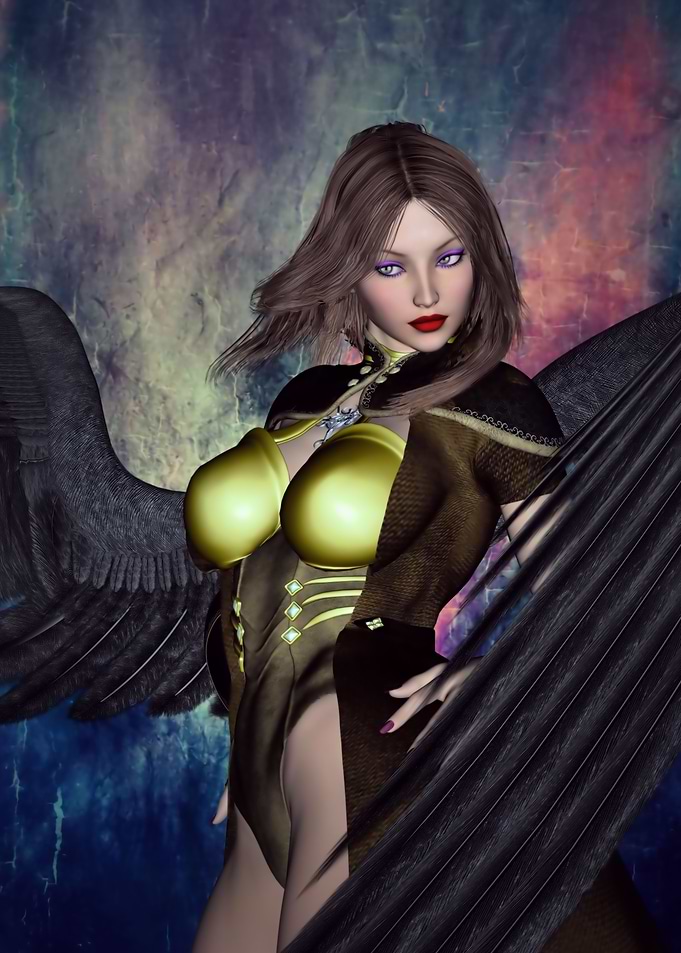 Winged Warrior Girl