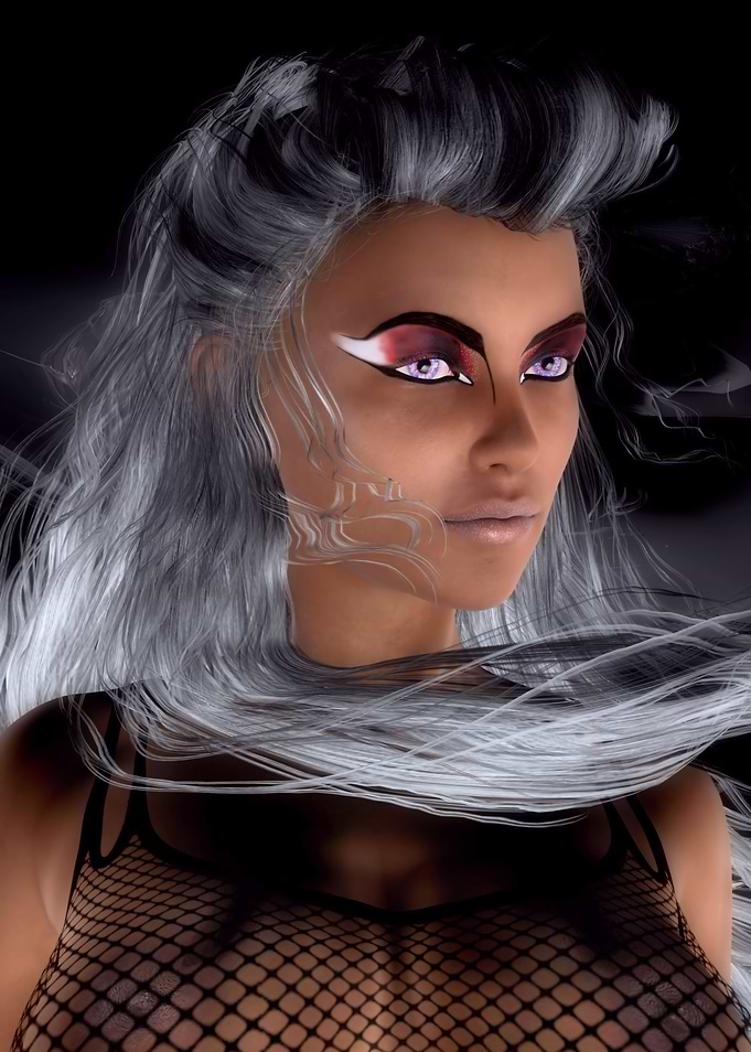 String Vest Bust girl