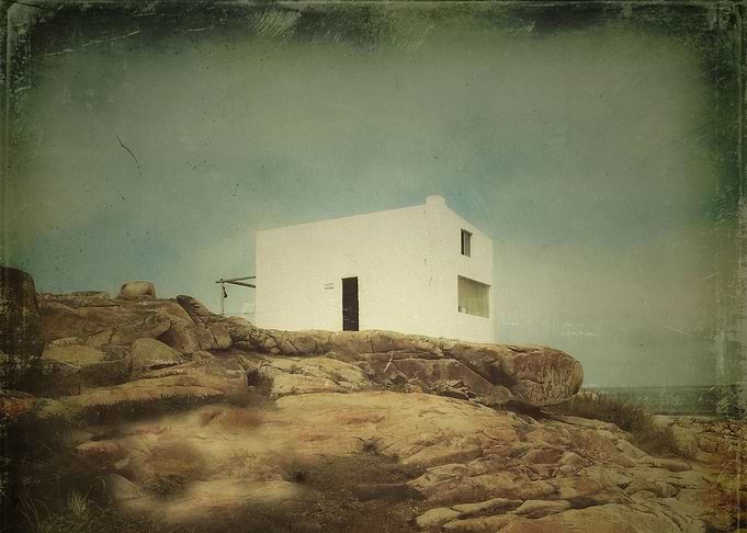Once Upon a Time a Lonely House Color photograph taken ...