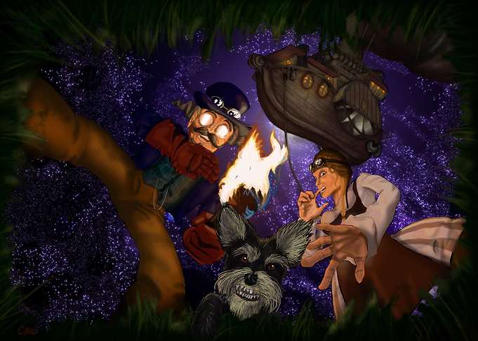 "The Unearthing" These three steampunk adventu ...