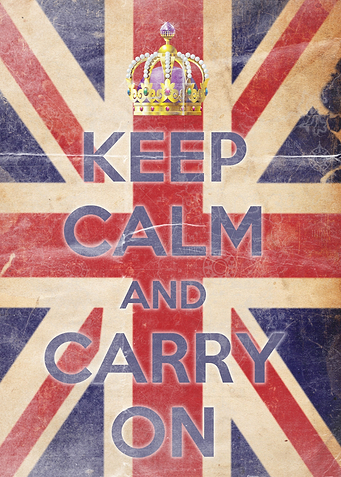 Keep Calm Vintage British