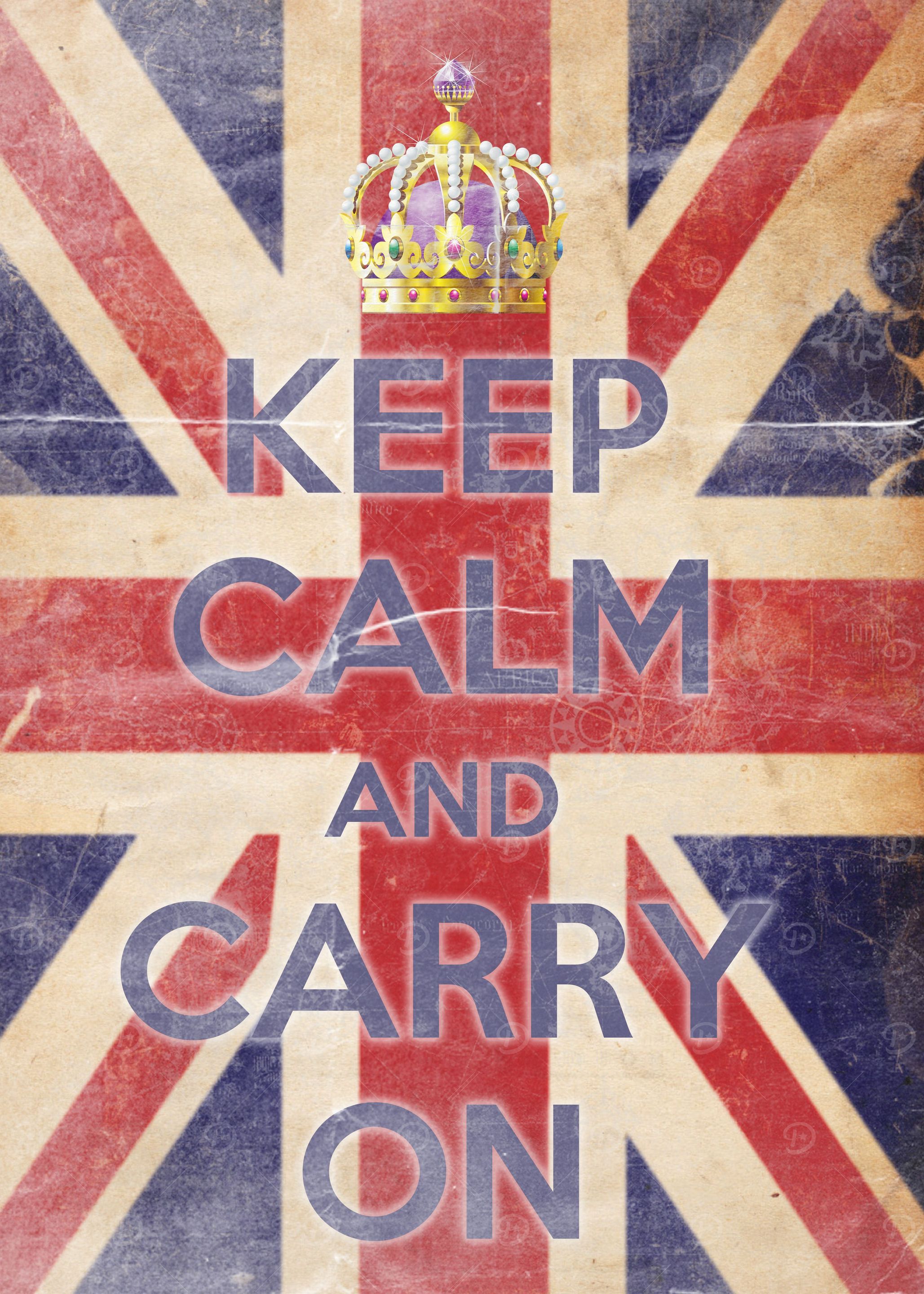 Keep Calm Vintage British