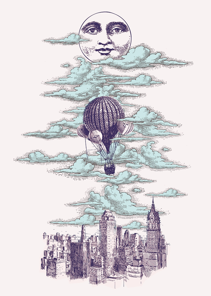 A Victorian vintage engraving styled illustration compo ...