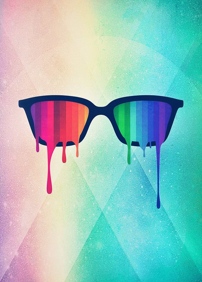Love Wins! Rainbow - Spectrum (Pride) / Hipster Nerd Gl ...
