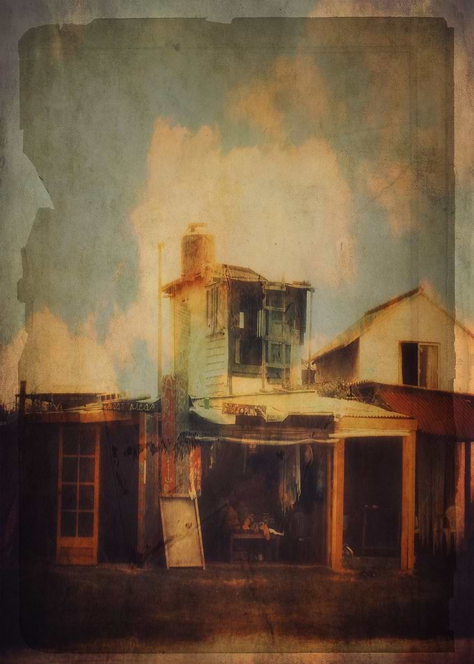 Fishermen Houses Color photograph taken in Cabo Poloni ...