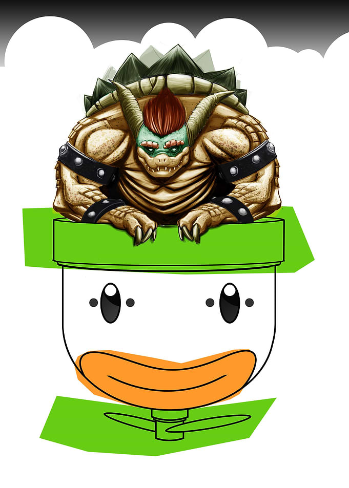 Bowser And His Koopa Clown Car || Super Mario World