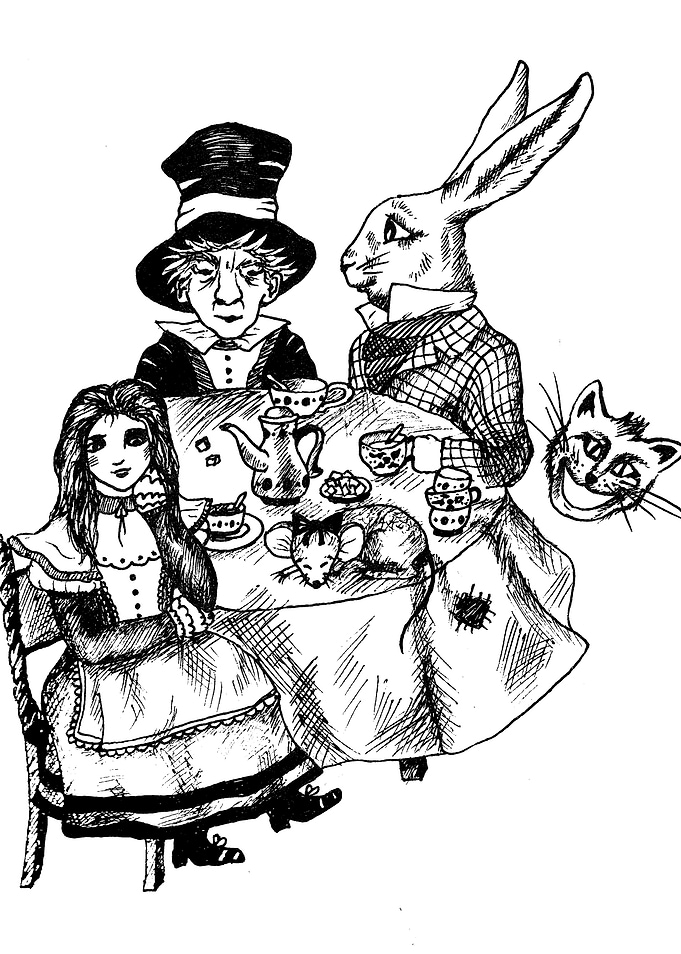 Mad Tea Party alice in wonderland