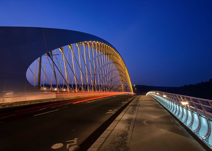 The bridge at night