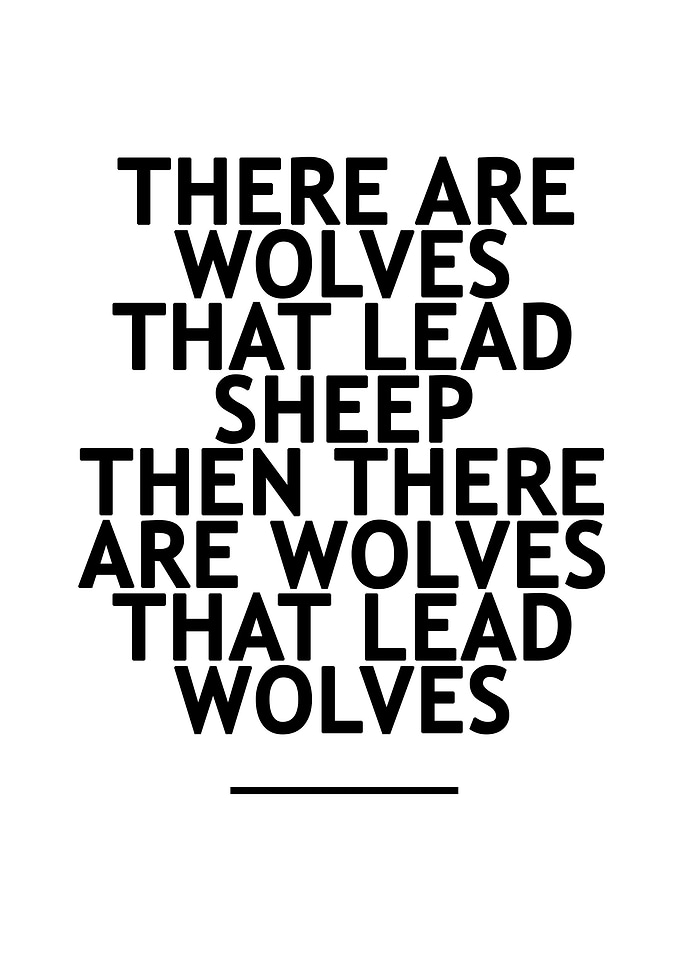 Be A Wolve