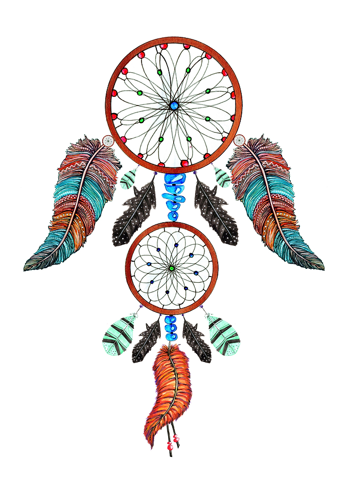 Dream Catcher on White