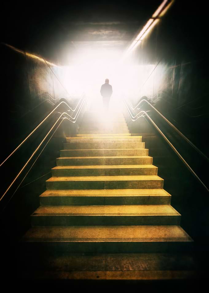Early morning at the subway station