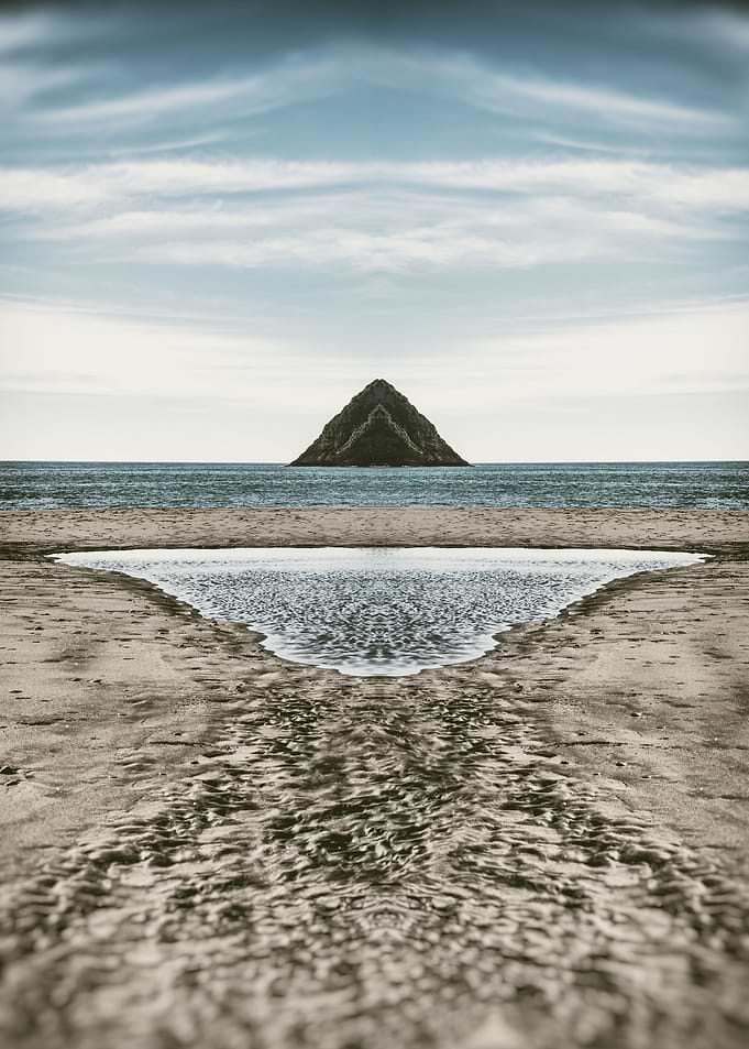 Lake to island