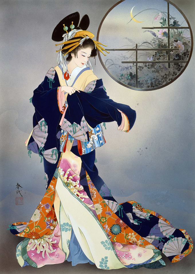 Haruyo Morita Flowers Geisha Japanese Japan Asian Tradi ...