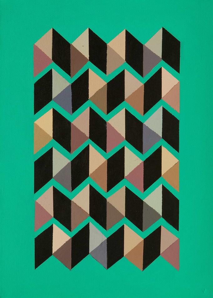 'viridian' is from a series of geometric abstra ...