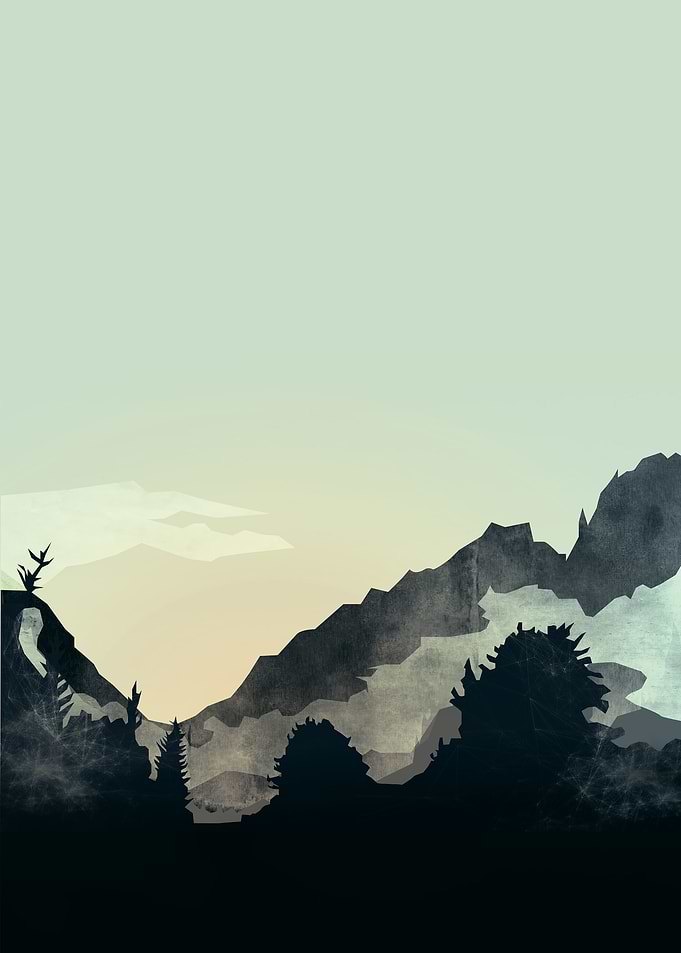 Abstract Mountain View