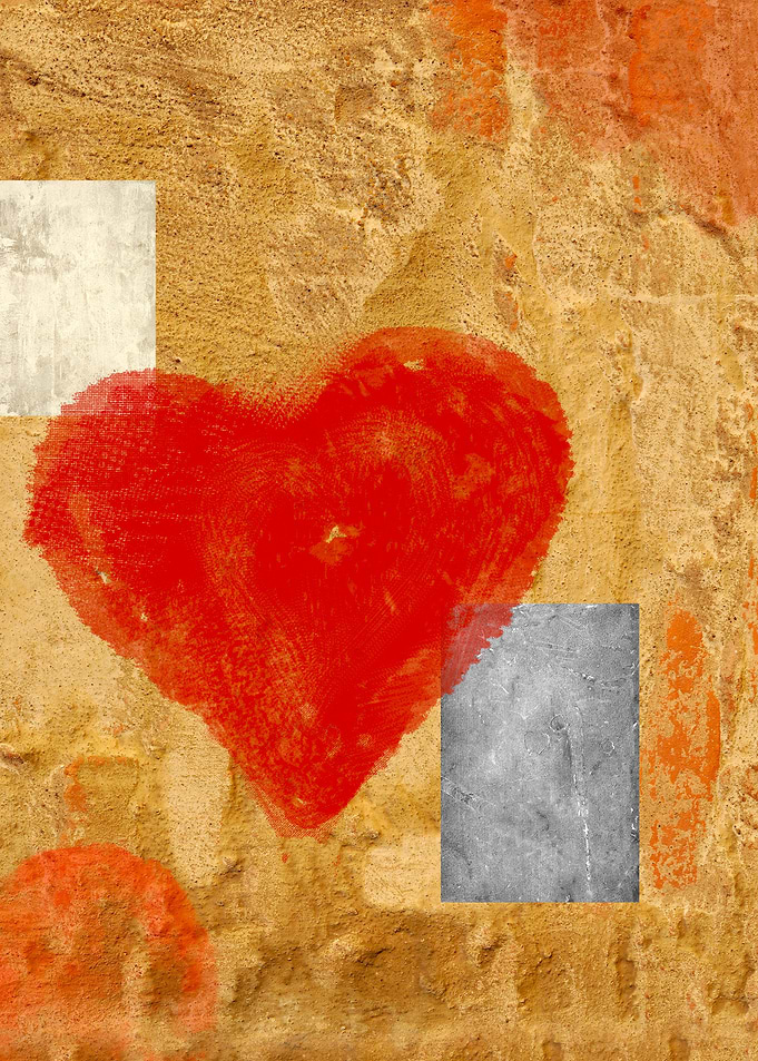 Grunge heart