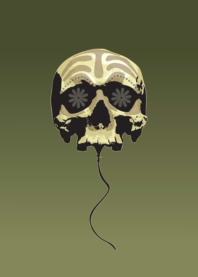 Balloon skull