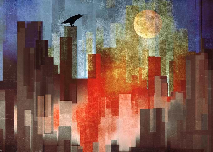 Urban Full Moon