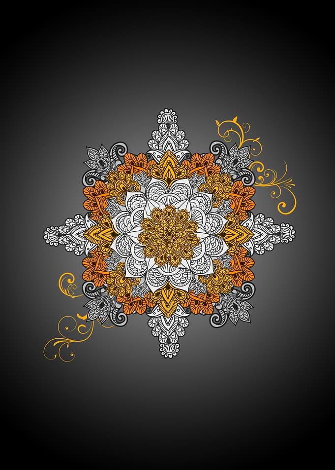 Mandala VI - Gold
