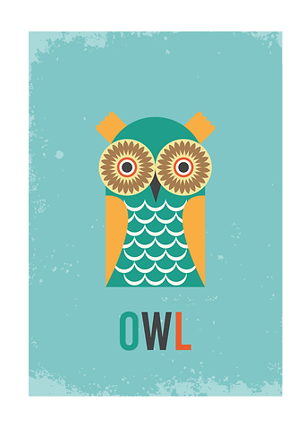 Retro Owl