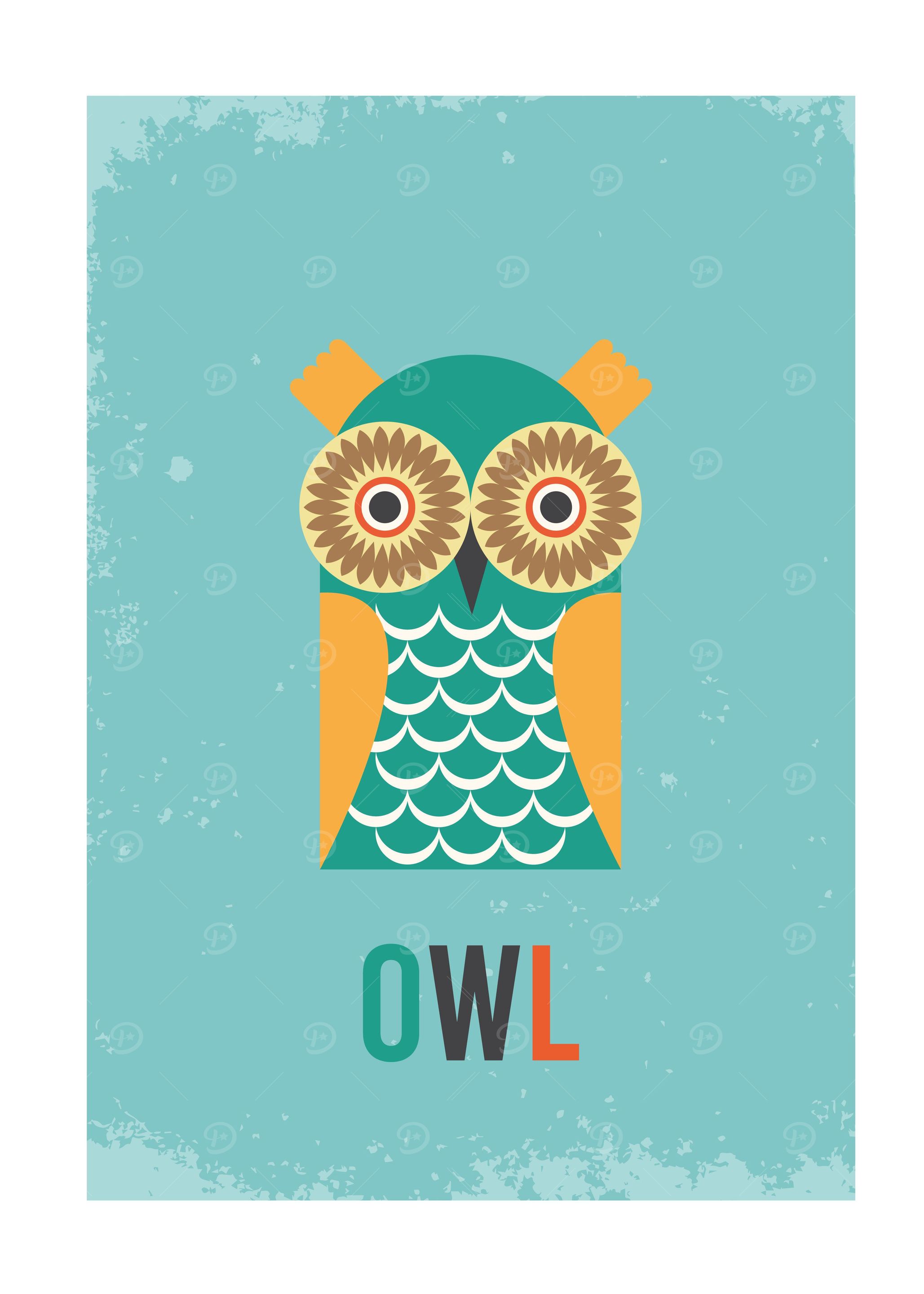 Retro Owl