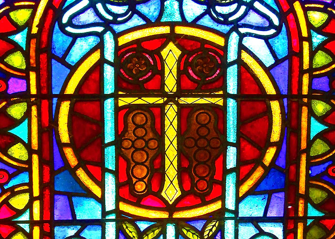 Vintage Church Stained Glass