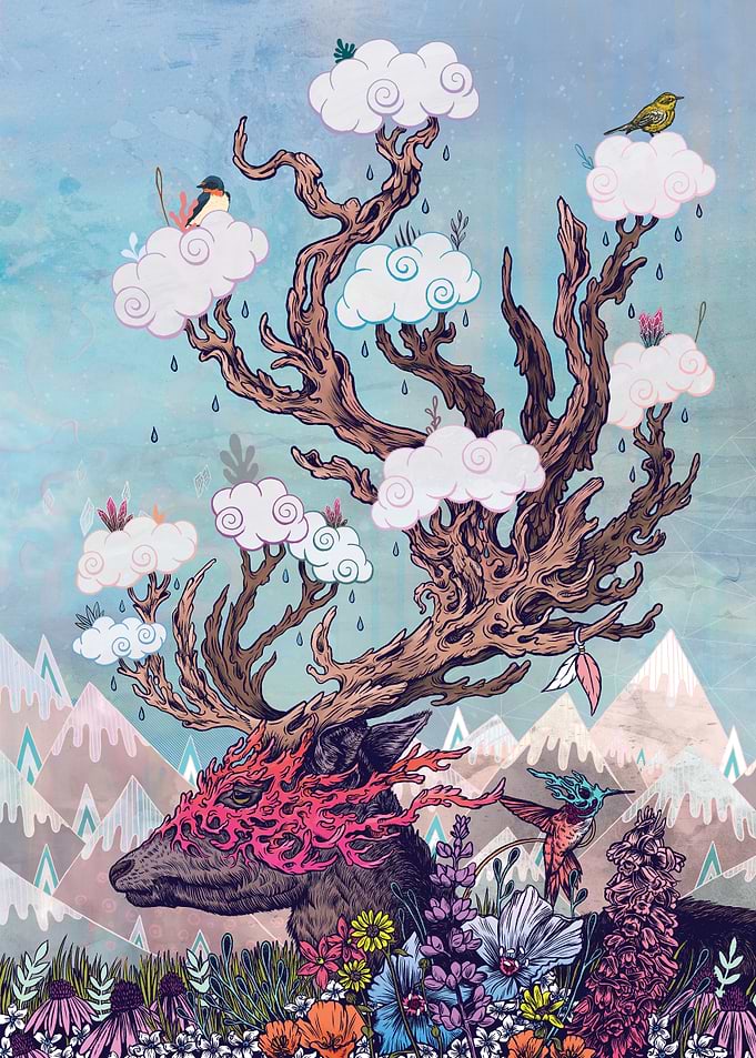 Journeying Spirit (deer)