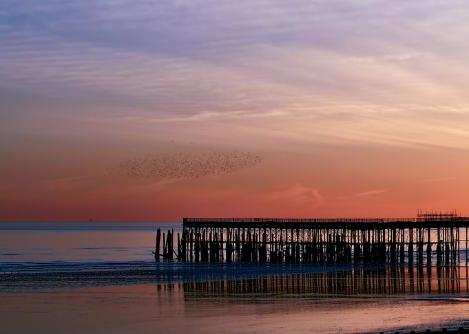 Sea dipped structure