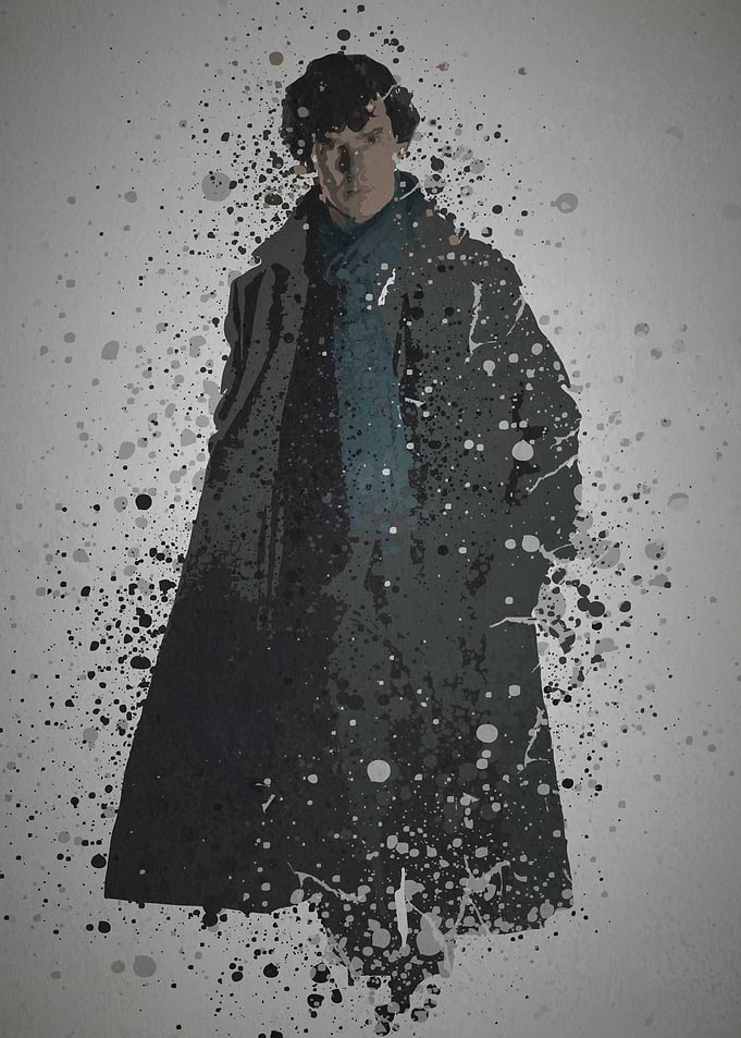 'Detective' Splatter effect artwork inspired by the TV ...