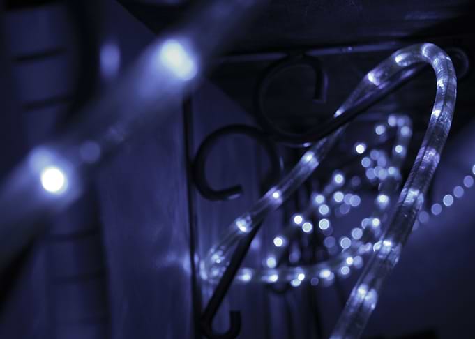 Rope Lights under Shelf