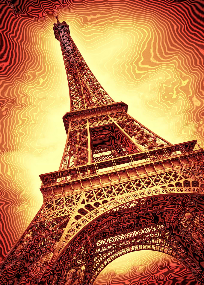 Modern Art Eiffel Tower