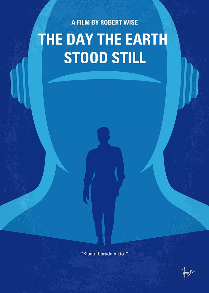 No514 My The Day the Earth Stood Still minimal movie po ...