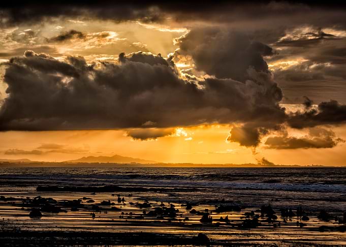 Pollution Sunset