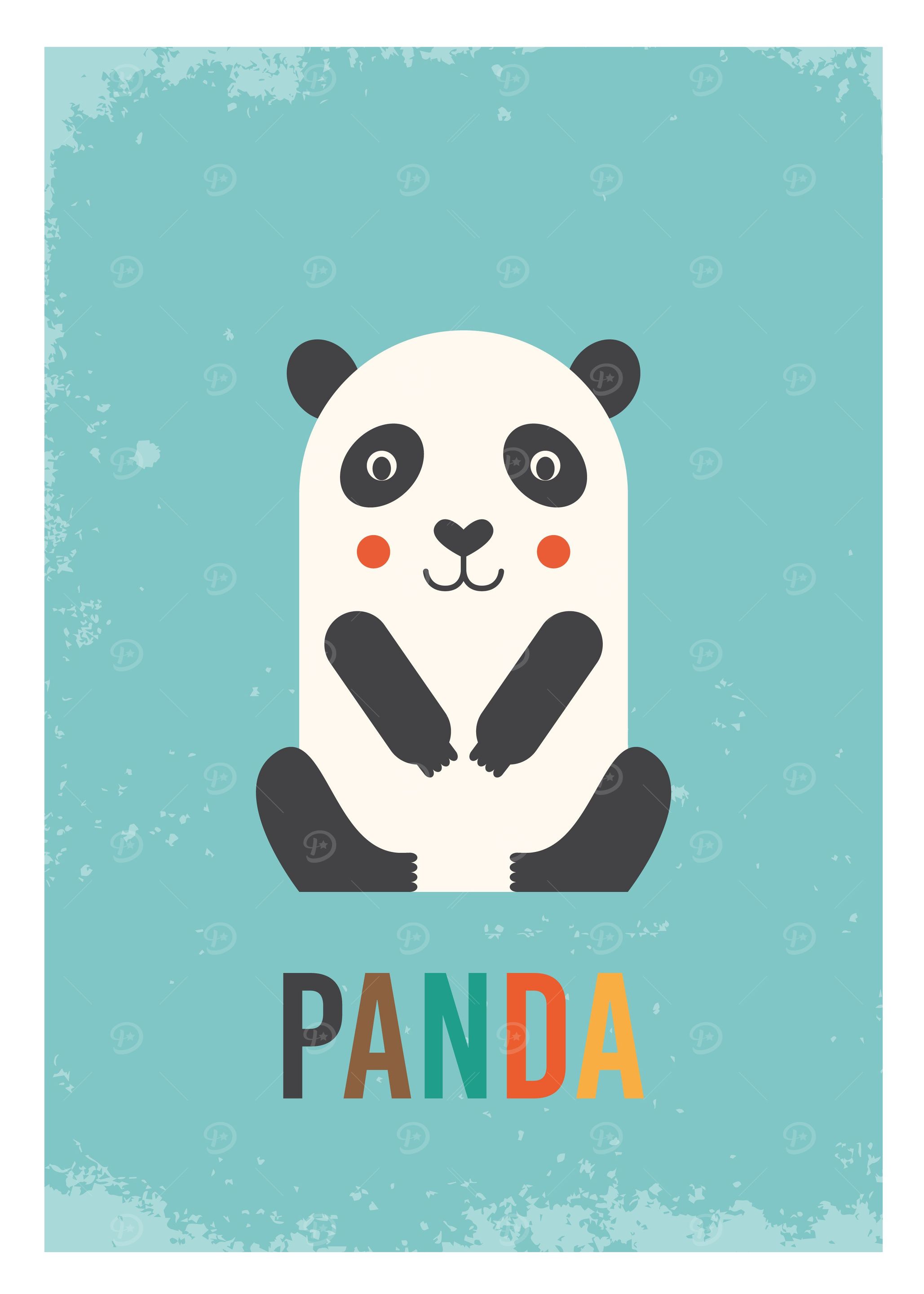 Retro Panda