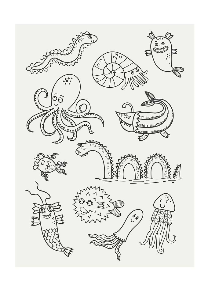 Happy Sea Monsters