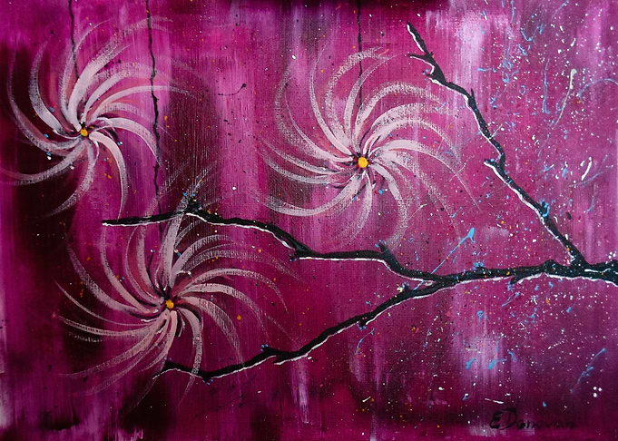 This abstract in Asian style is called Magic Is Everywh ...