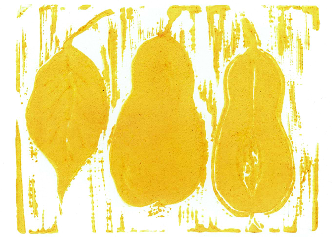 Sliced pear