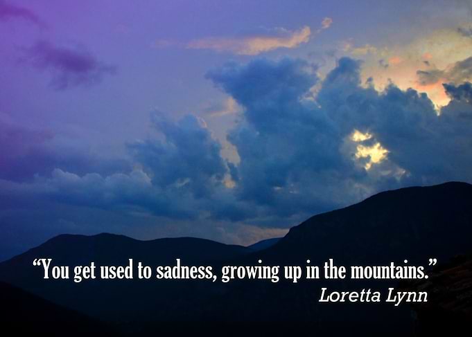 “You get used to sadness, growing up in the mountains.” ...