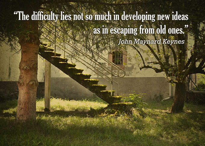 “The difficulty lies not so much in developing new idea ...