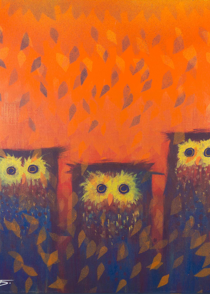 Three Wise Owls