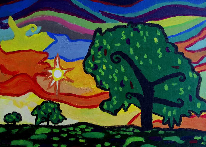 Vivid Night (Abstract)
