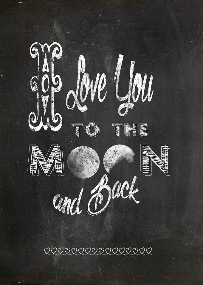 I love you to the moon and back