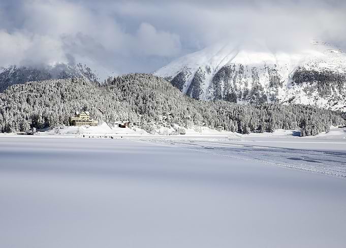 This picture was taken in St. Moritz in Switzerland on ...