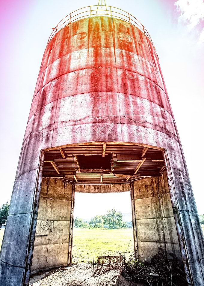 Solar flare silo by Edward M. Fielding