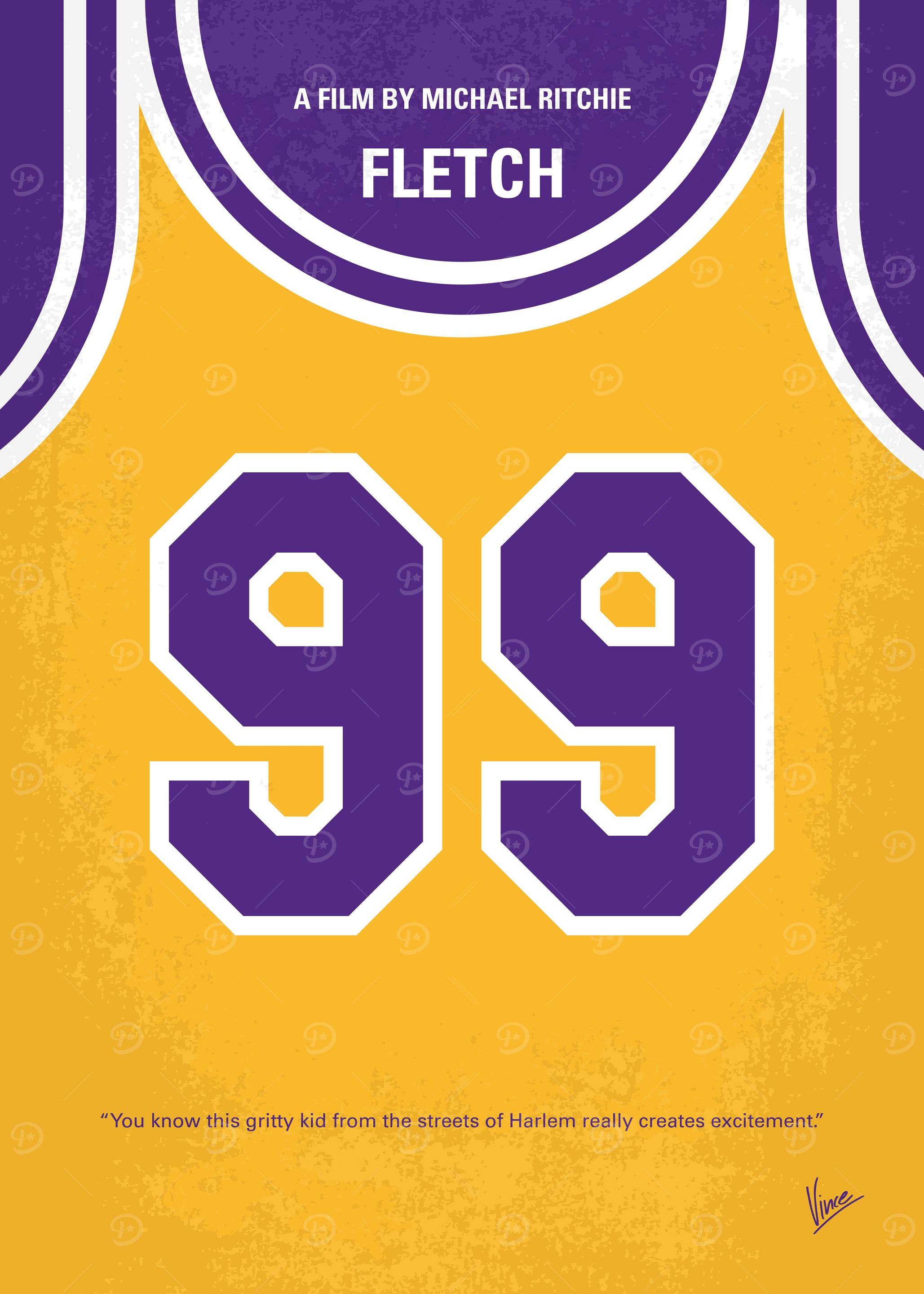 No533 My Fletch minimal movie poster Irwing M. 'Fletch ...