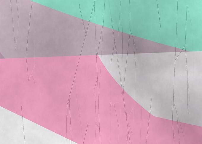 simple colored fields - abstract pastel no. 13