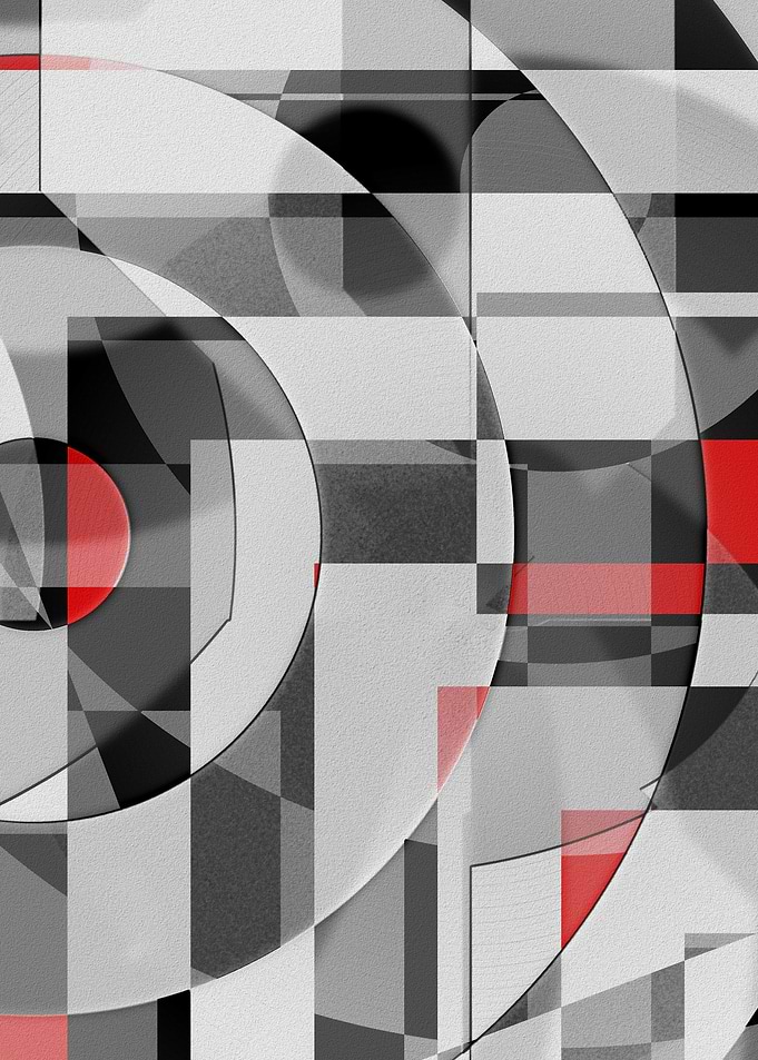 black und white meets red no. 2