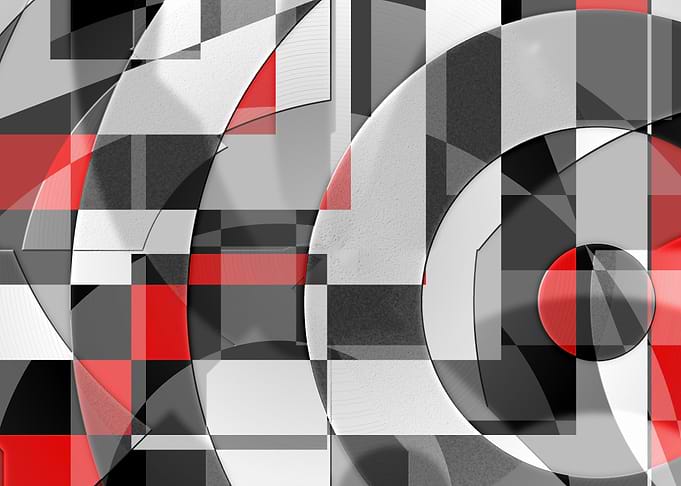 black and white meets red no. 1